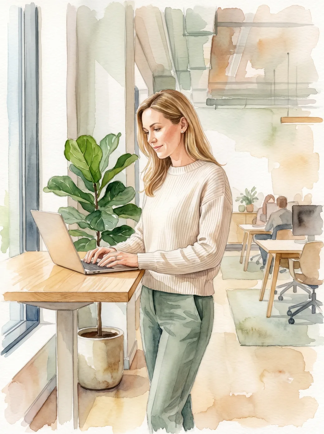 HR-Expertin bei der Arbeit